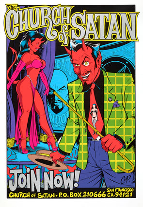 Church Of Satan / Coop Poster (Silver)