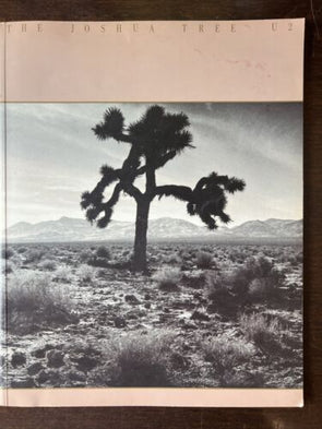 The Joshua Tree Tour Book Concert Program 1987