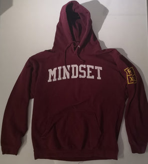 Burgundy Hoodie : LARGE