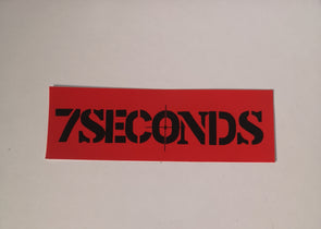 7 Seconds Sticker