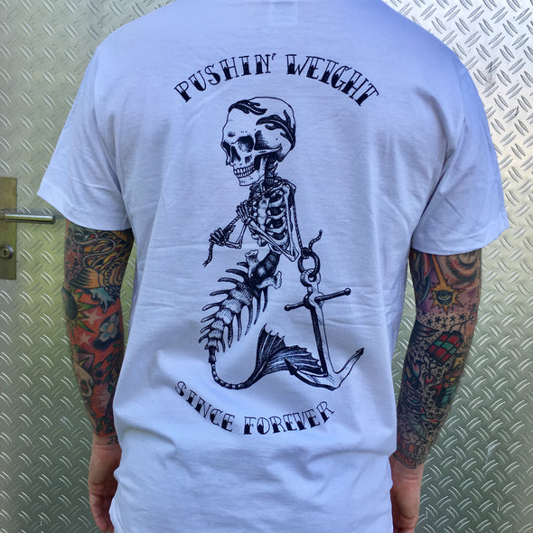 Pushin' Weight Since Forever White Men's T-Shirt